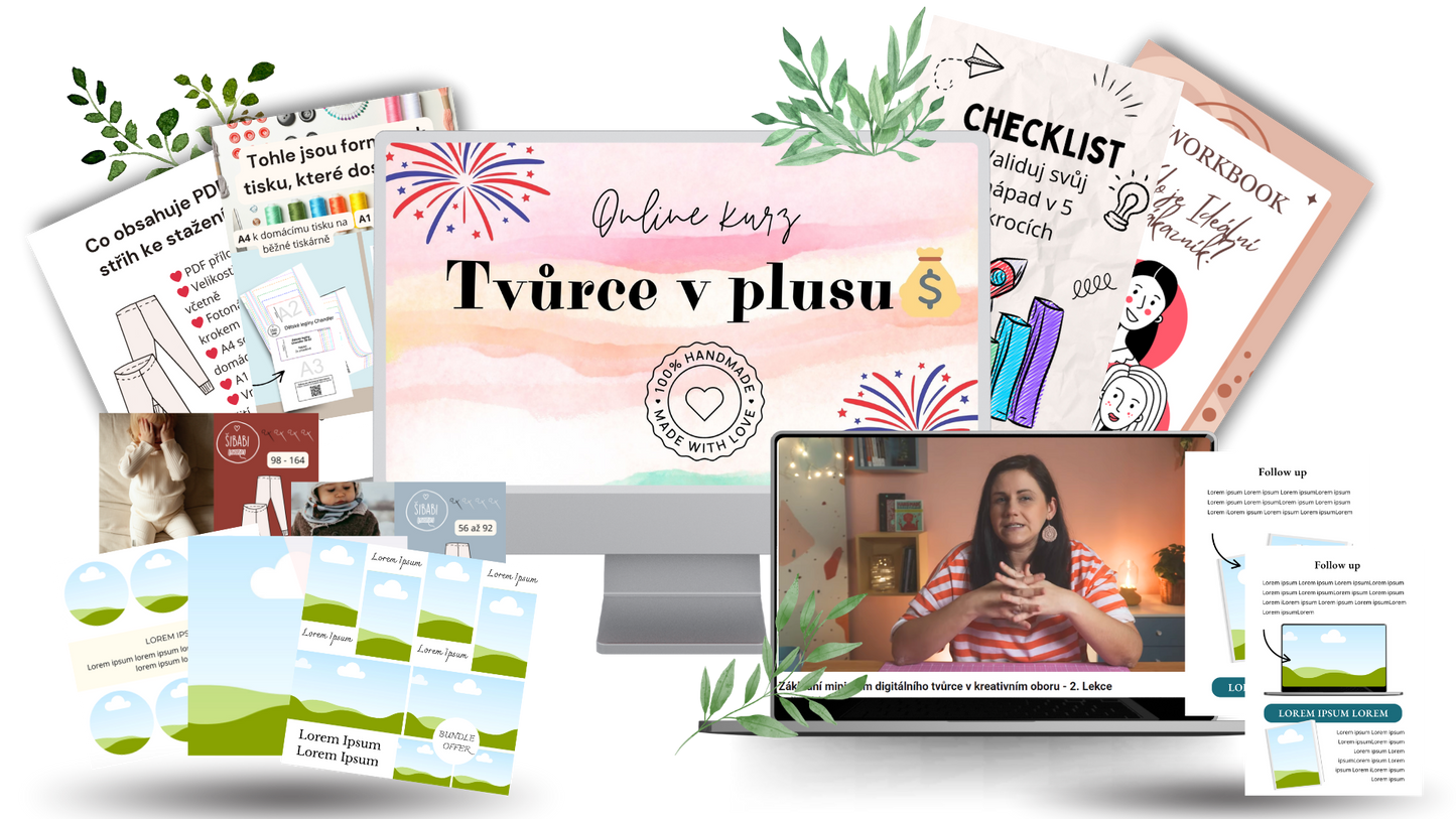 Online kurz 🤠 "Tvorba v plusu" 🤑