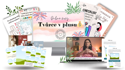 Online kurz 🤠 "Tvorba v plusu" 🤑